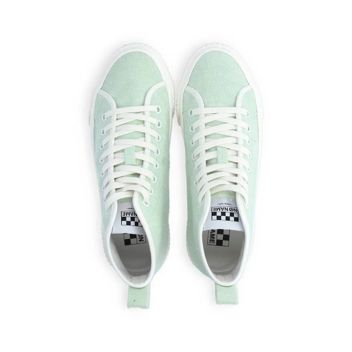 Iron Mid Side Sponge Aqua Hi Sneakers