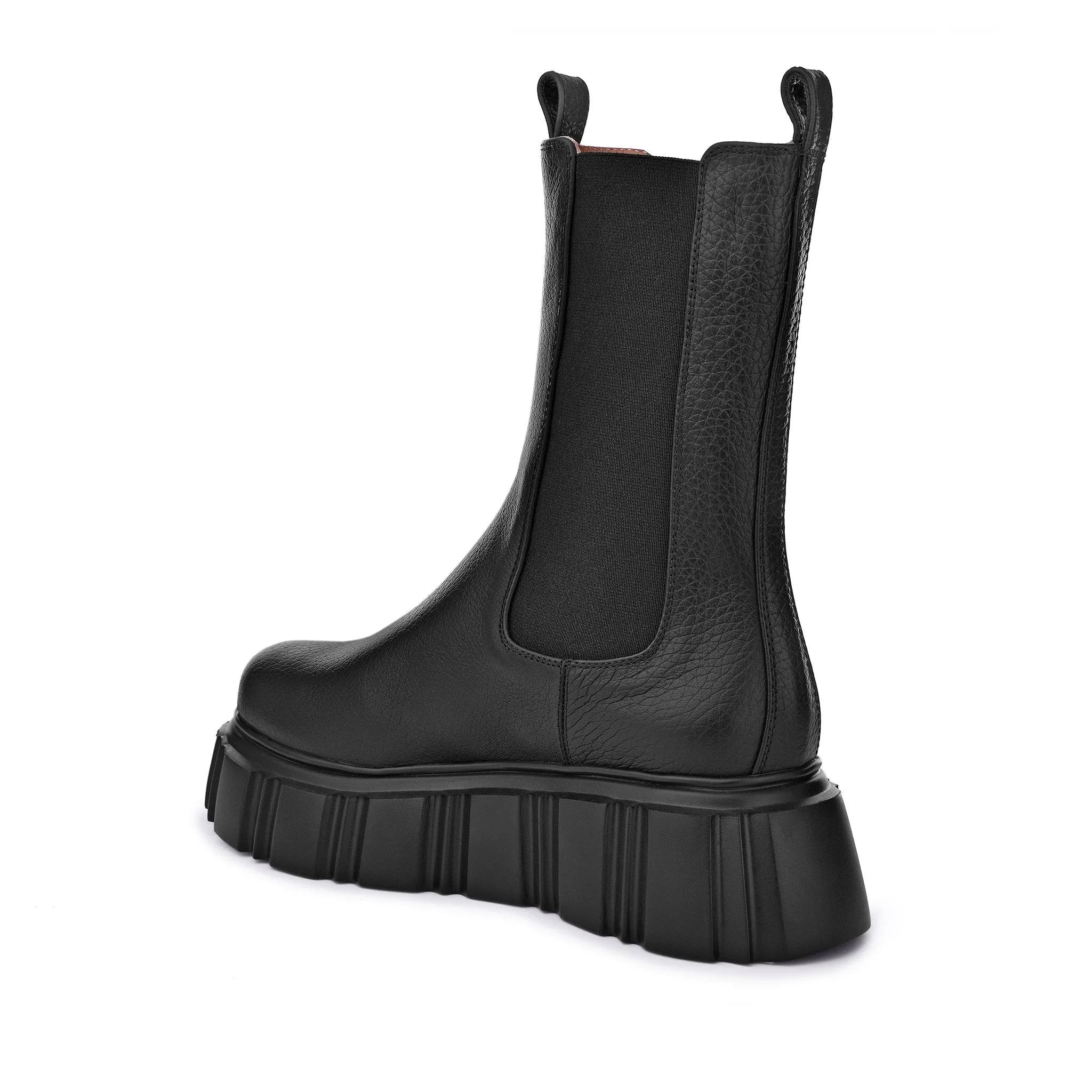 Jin Black Chelsea Boots