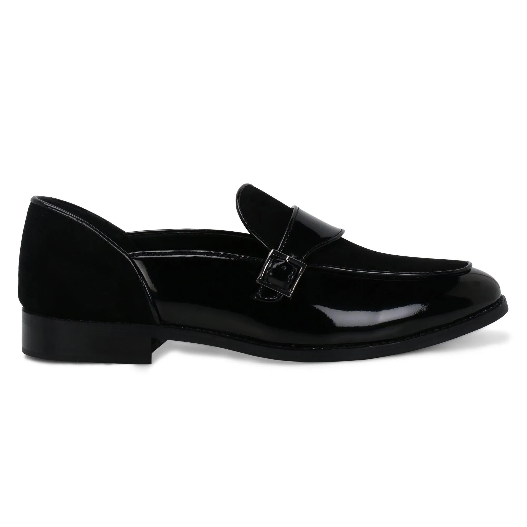 Kingston Black Single Monk Loafer