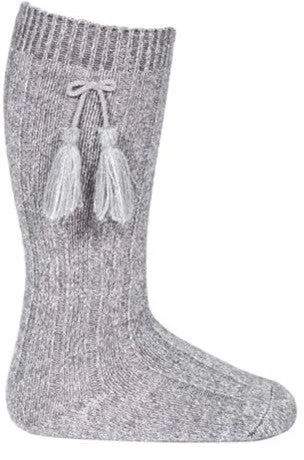 Knee High Tassel Socks