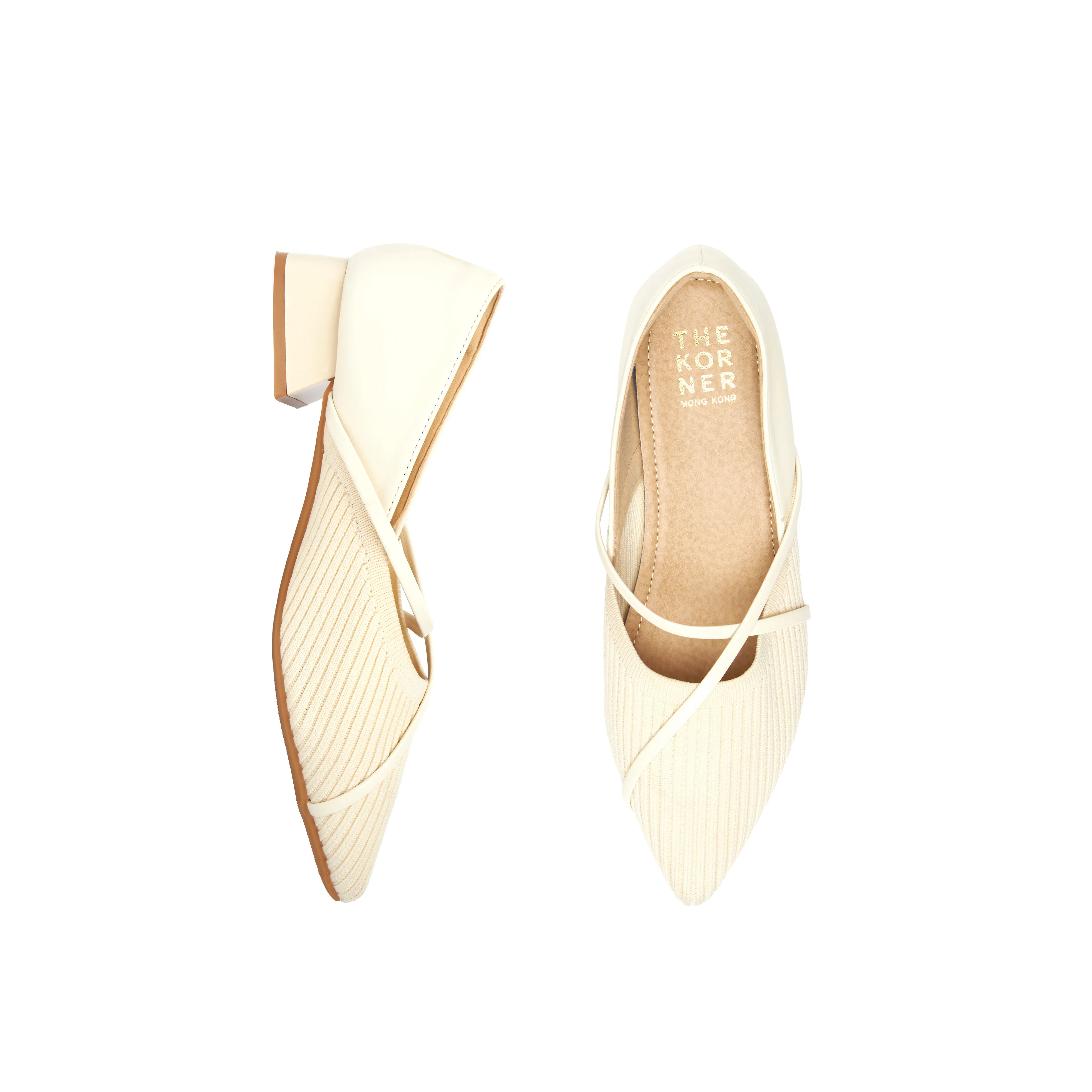 Kross Knit Flats - Beige ( BEI )