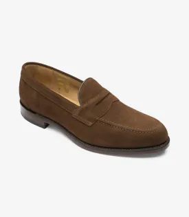 LOAKE Imperial Classic Penny Loafer - Brown Suede