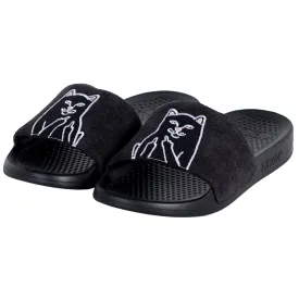 Lord Jermal Slides (Black Corduroy)