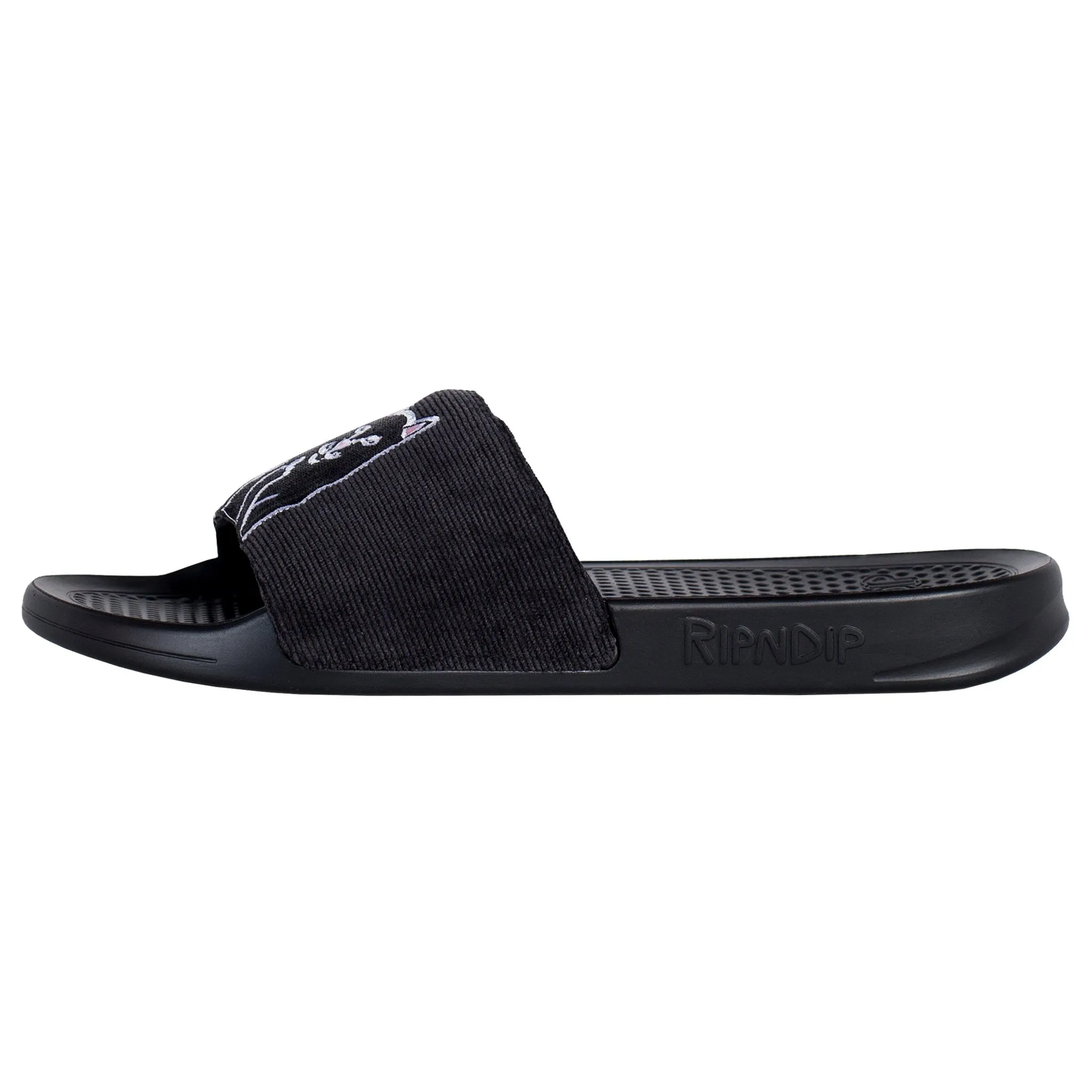 Lord Jermal Slides (Black Corduroy)