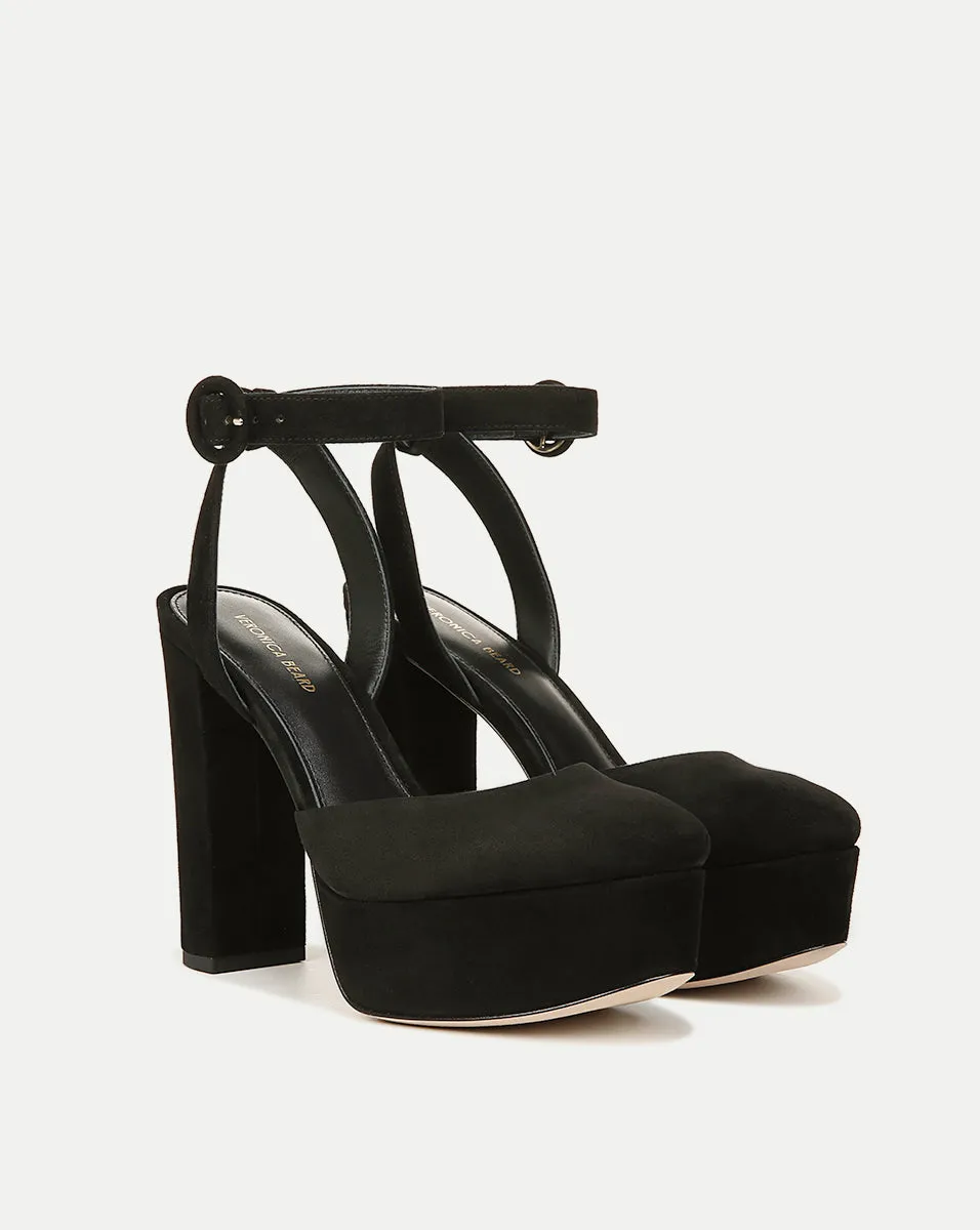 Magda Suede Platform Heel