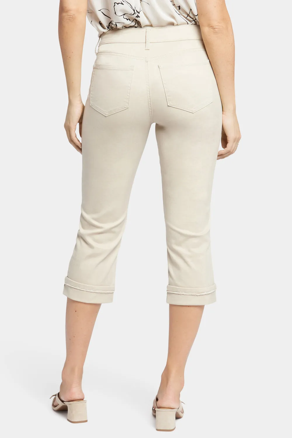 Marilyn Straight Crop Jeans - Feather