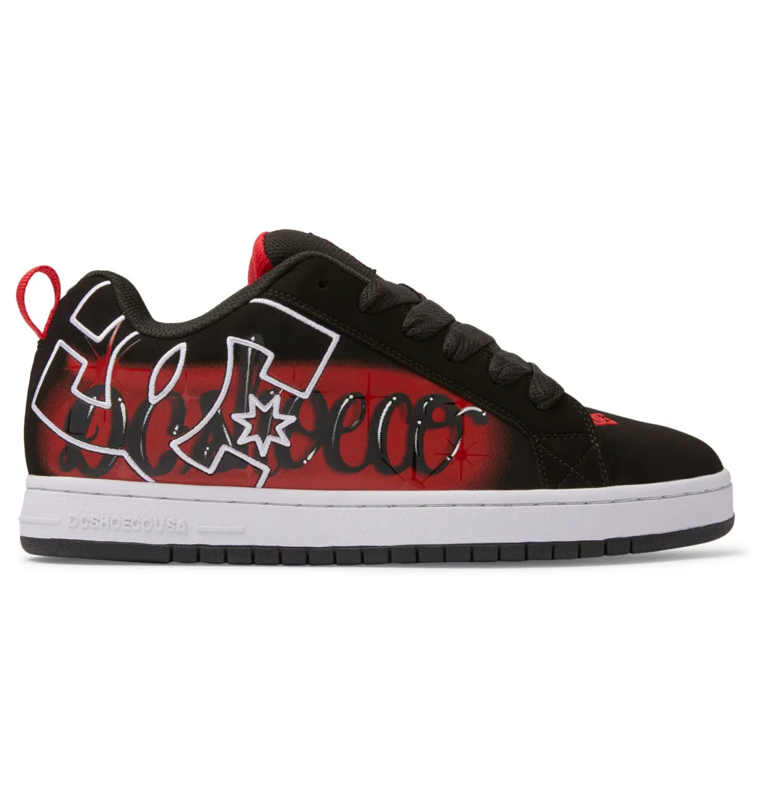 Men's Graffiti Print Court Graffik Shoes