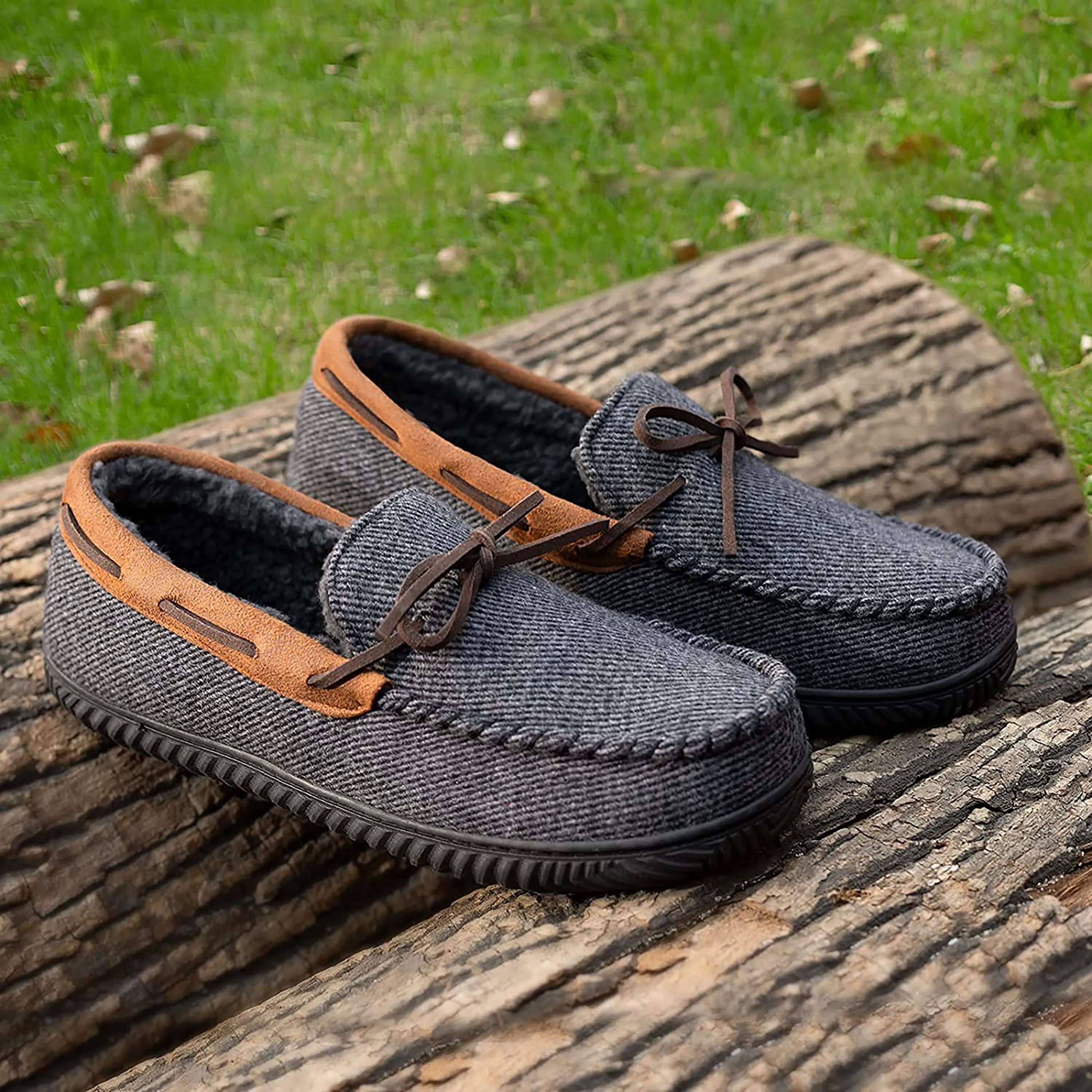 Men's Samuel Sherpa Lined Moccasin Slipper