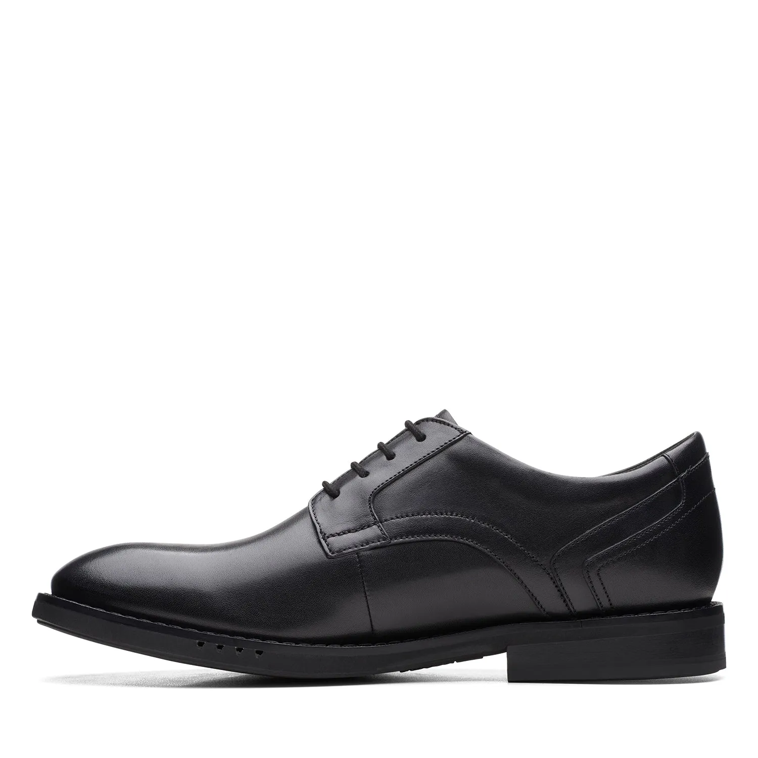 Mens - Un Hugh Lace Black Leather