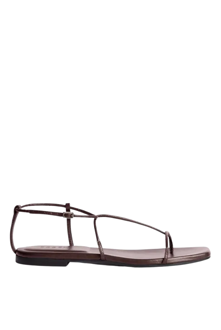 Minimal Evening Sandal | Chocolate