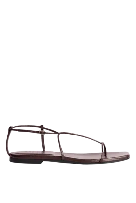 Minimal Evening Sandal | Chocolate