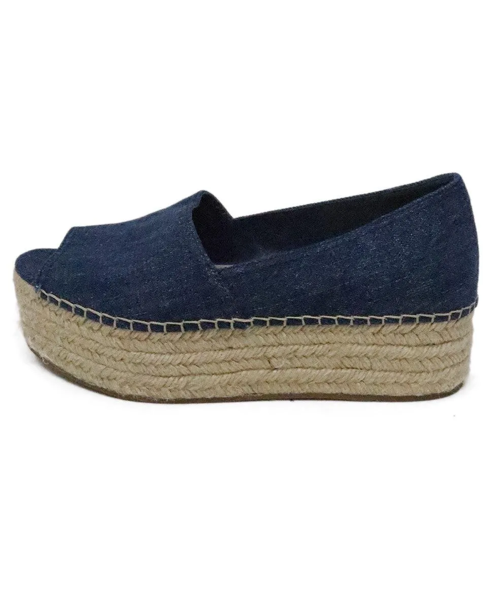 Miu Miu Denim Esapdrille Wedges sz 6.5