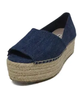 Miu Miu Denim Esapdrille Wedges sz 6.5