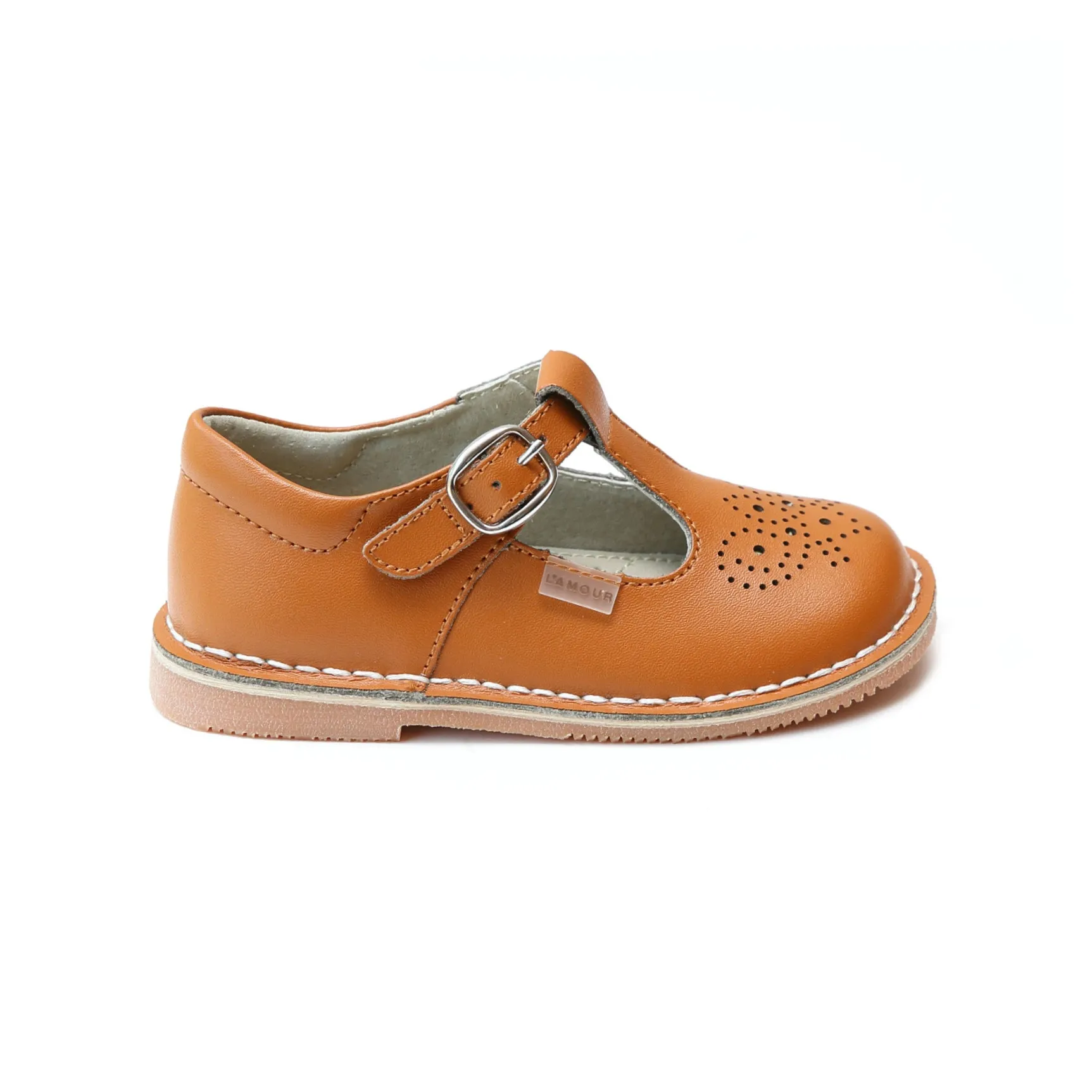 Ollie T-Strap Leather Mary Jane