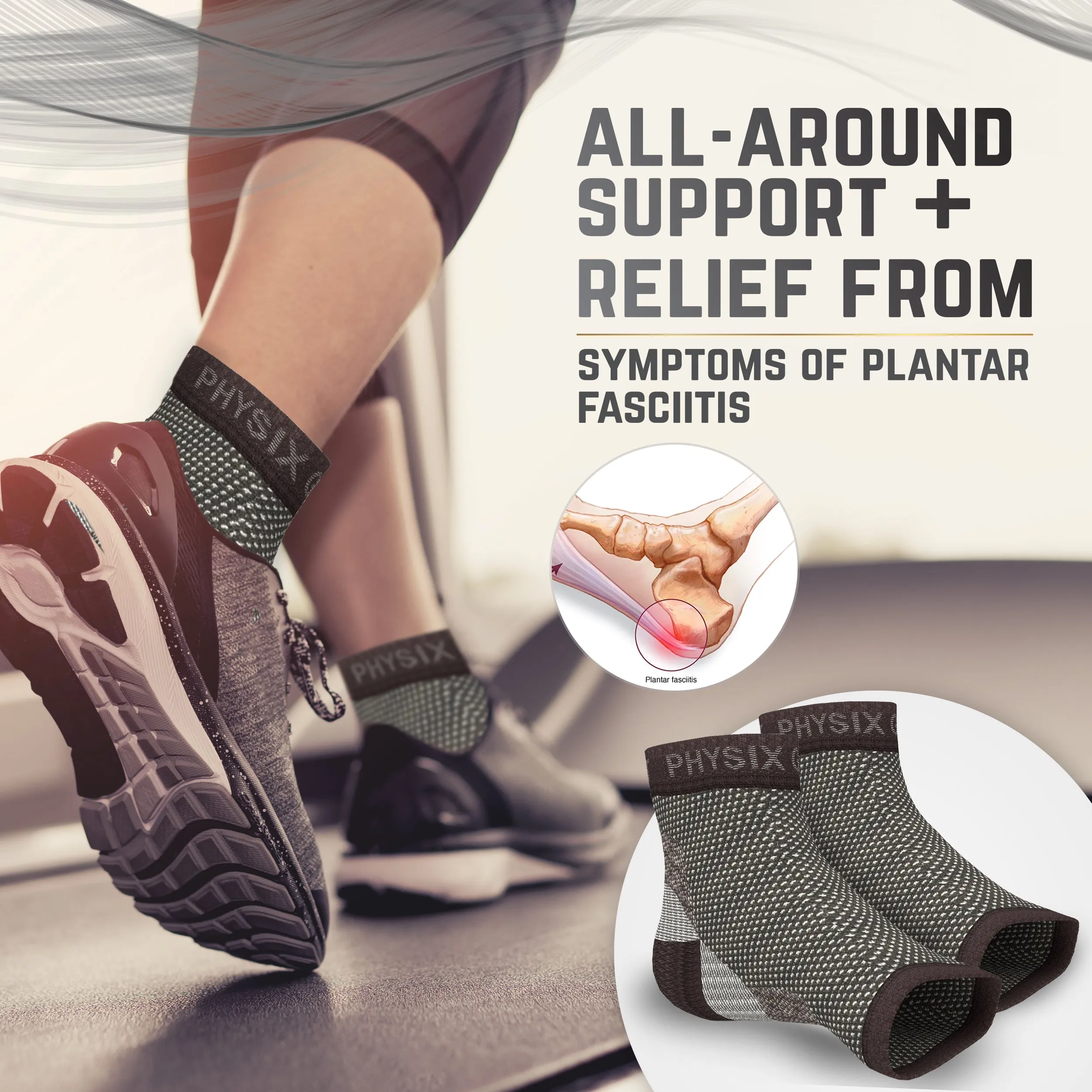 Plantar Fasciitis Socks - Foot Pain Relief and Comfort