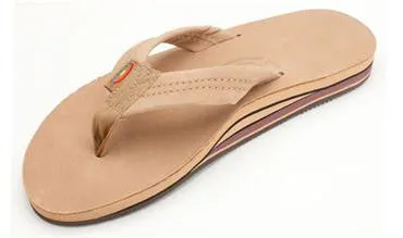 Rainbow Sandals Men's 302alts Double Layer - 1" Strap - Sierra Brown