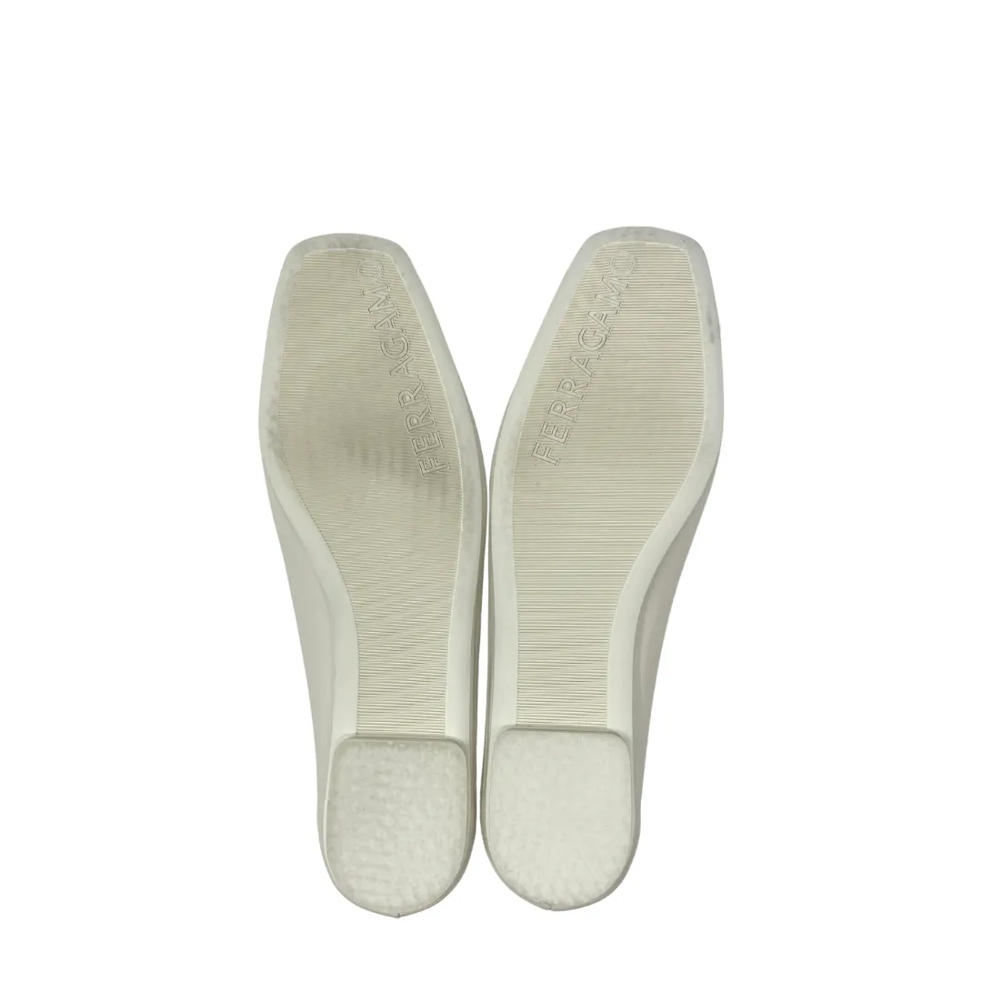 Salvatore Ferragamo Lina Flats - Size 8