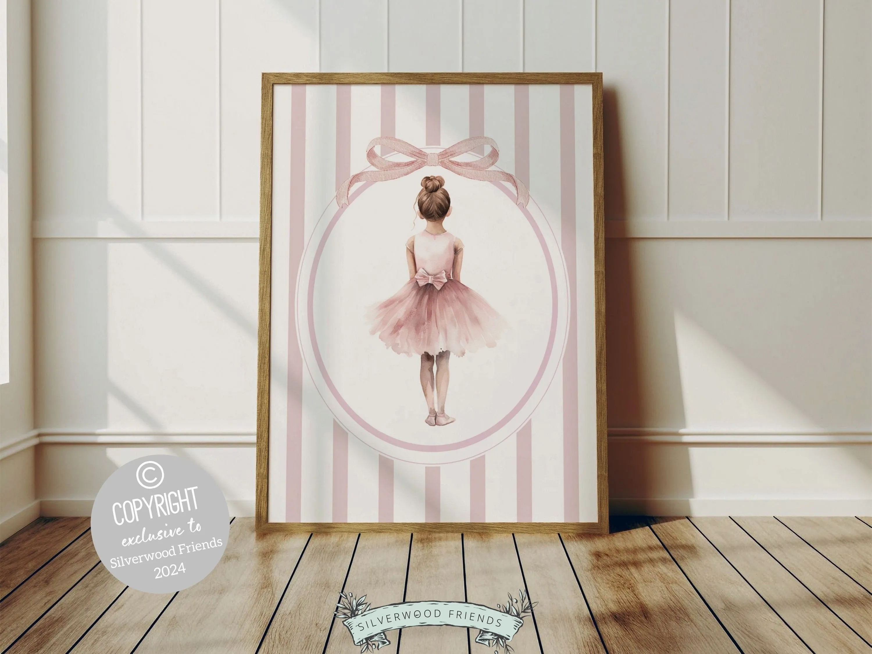 Set of 4 Ballerina Prints - 001