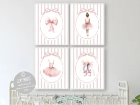 Set of 4 Ballerina Prints - 001