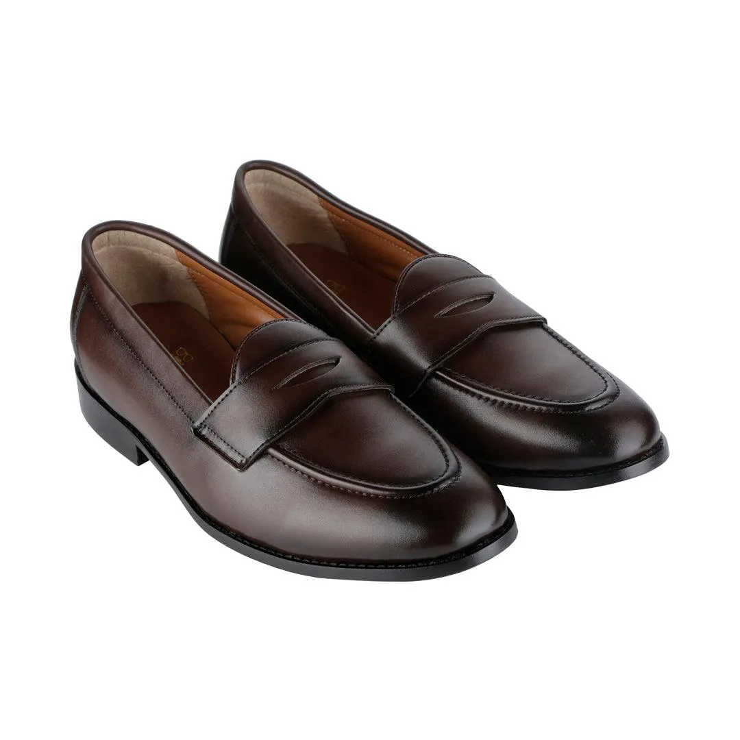 Siena Timeless Brown Classic Penny Loafers