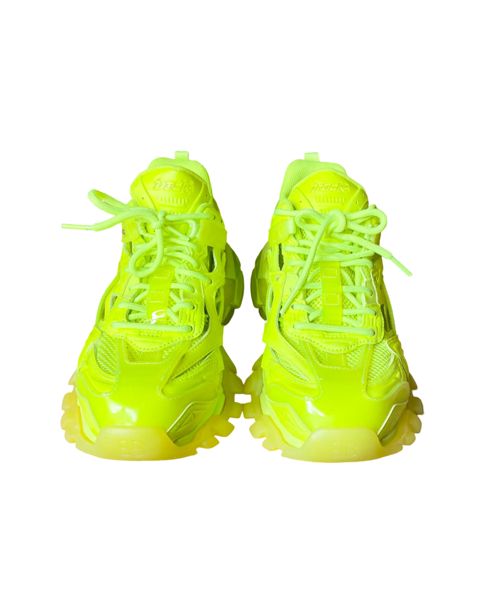 Size 39 - Balenciaga Track 2 Fluro Yellow Sneakers