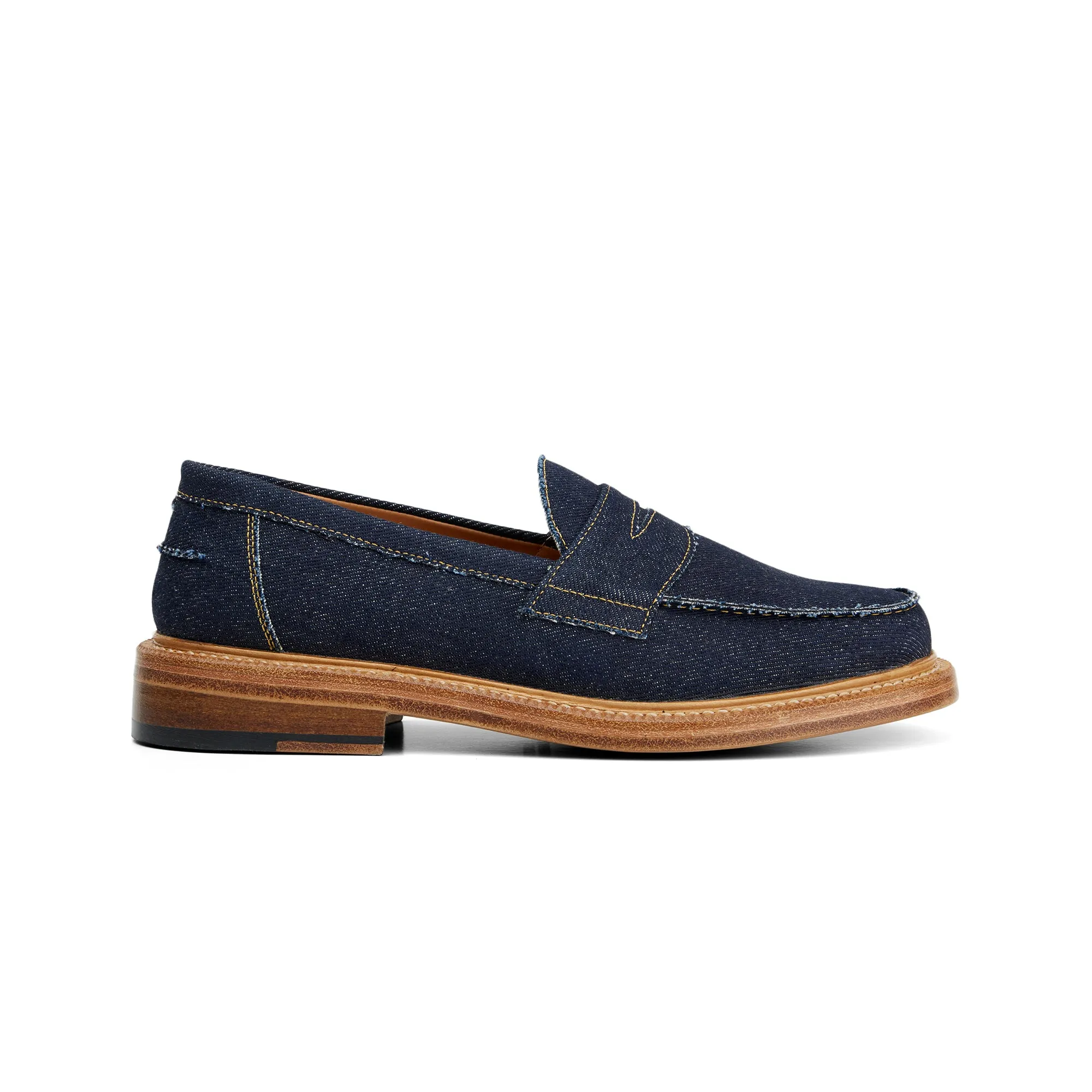 The Ellis Penny Loafer, Raw Denim