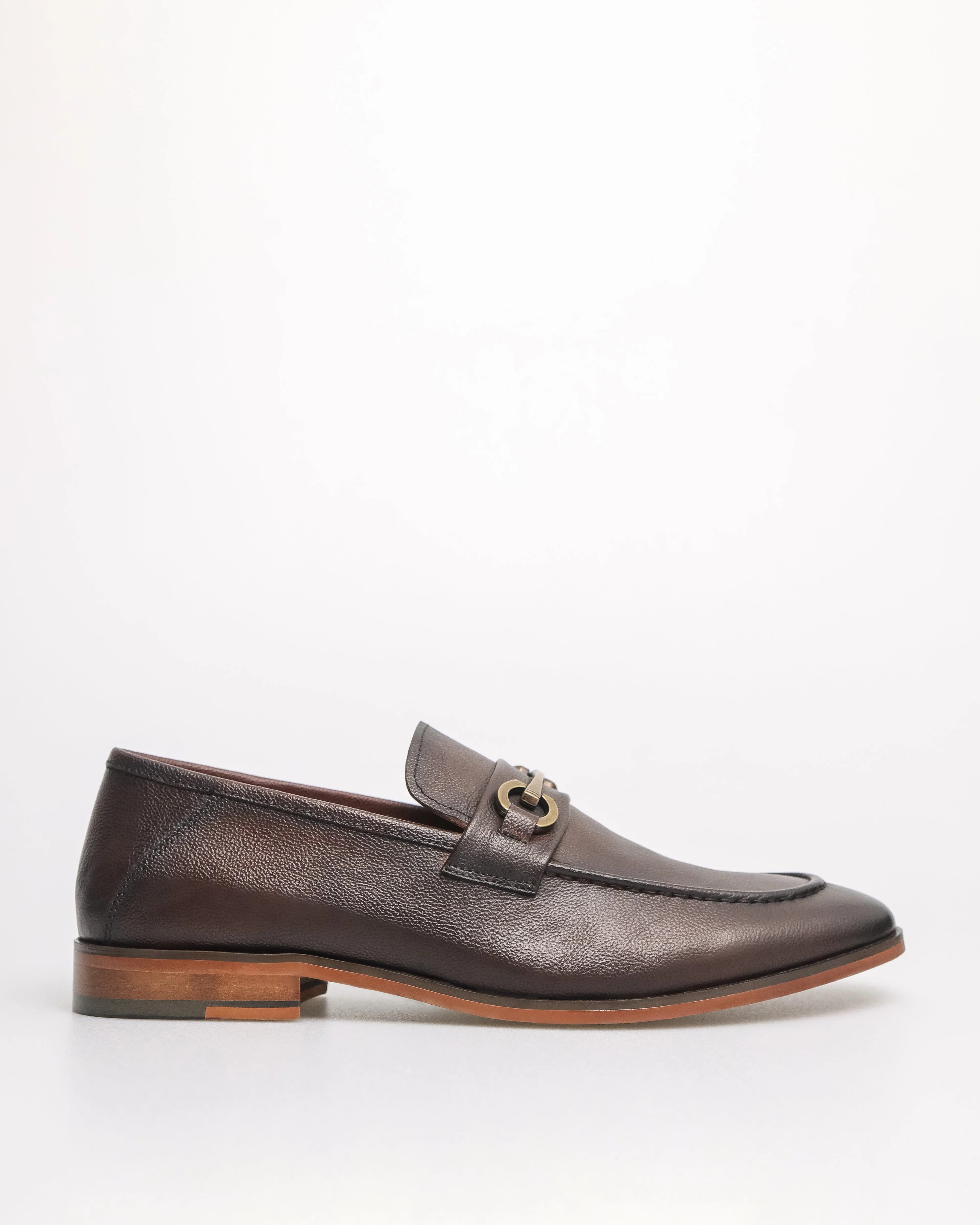 Tomaz F284 Formal Buckle Loafers (Coffee)