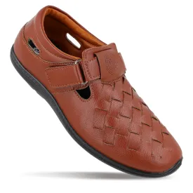 Walkaroo Roman Sandals Mens - WF6261 Brown