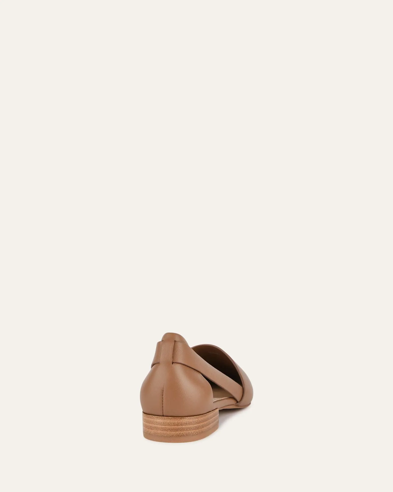 WILLA CASUAL FLATS CARAMEL LEATHER