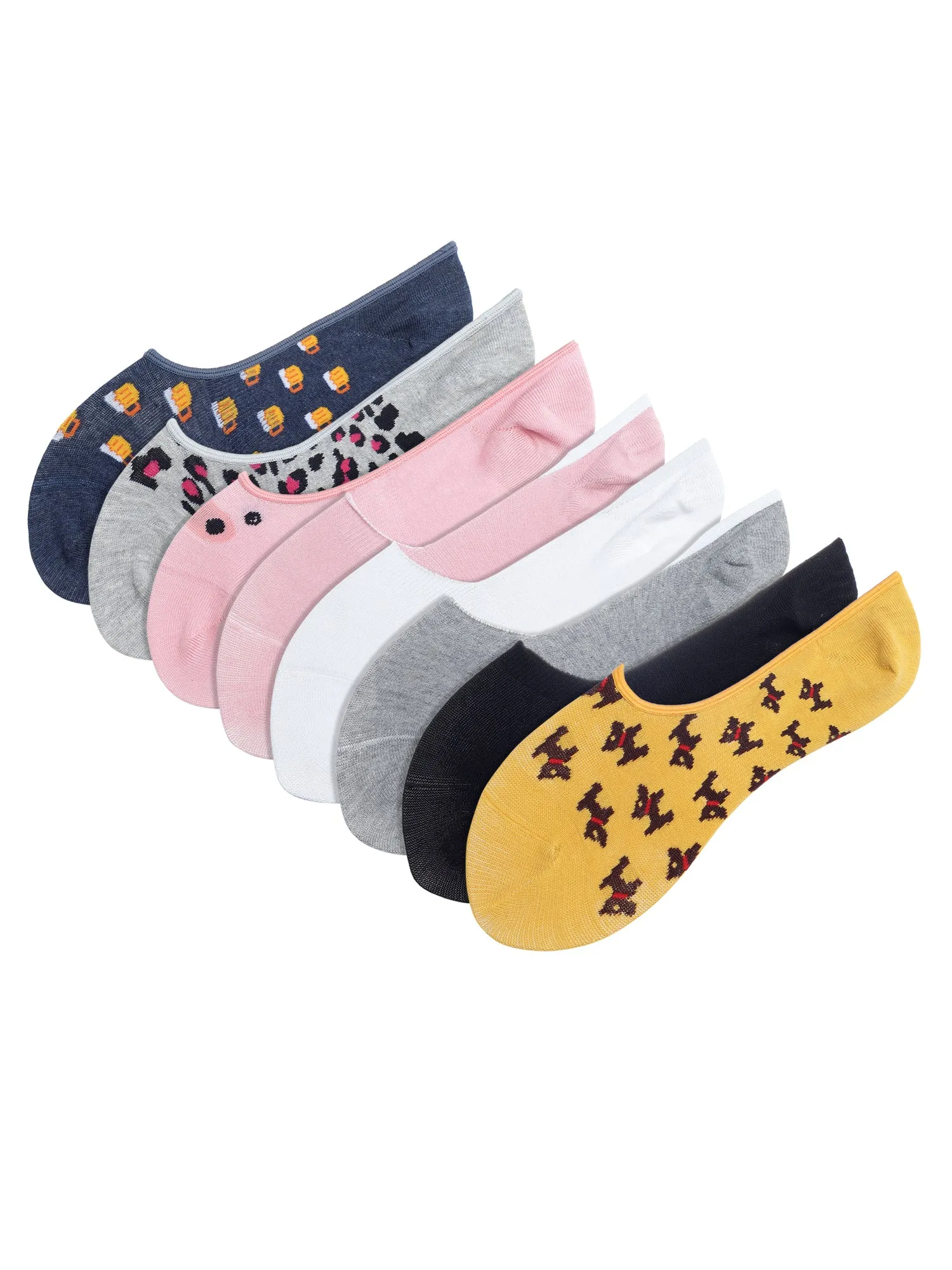 Women's Hidden Desire | Box Of 8 Pairs | No Show Ballerina Socks