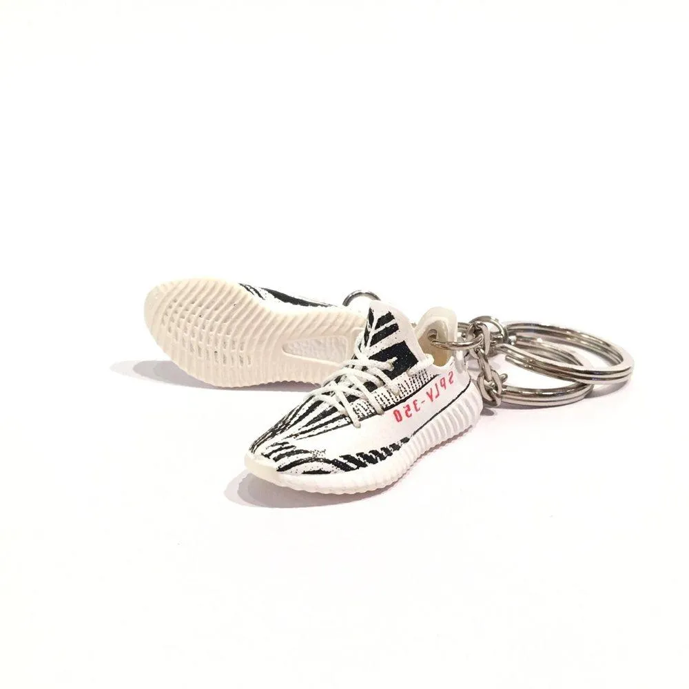 YZY Boost 350 V2 Zebra 3D Keychain