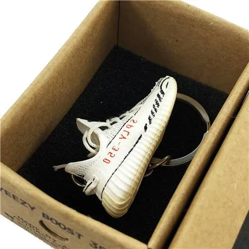 YZY Boost 350 V2 Zebra 3D Keychain